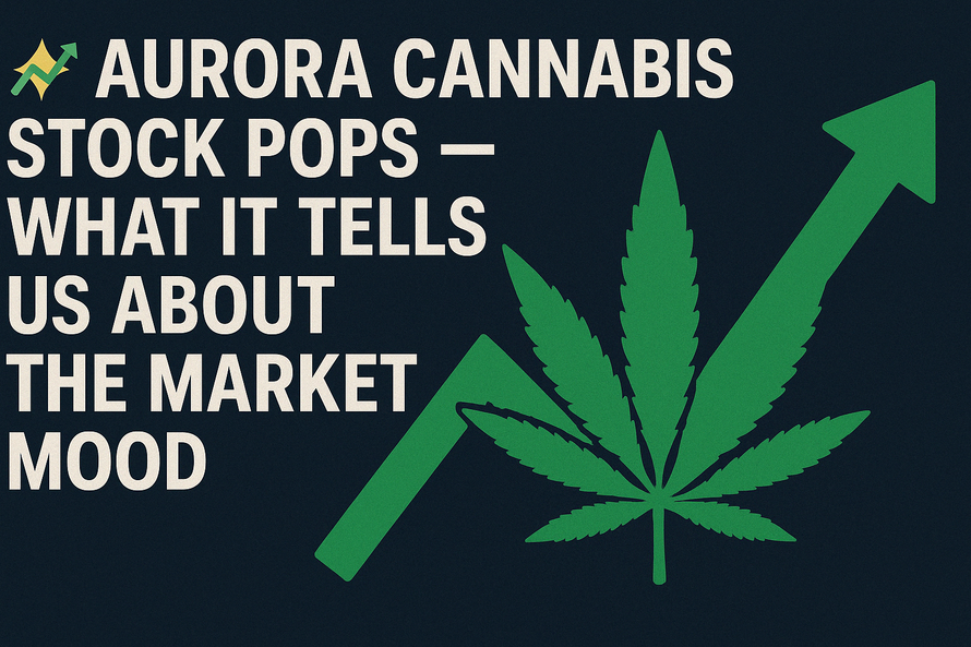 📈 Aurora Cannabis Stock Pops — What It Tells Us About the Market Mood